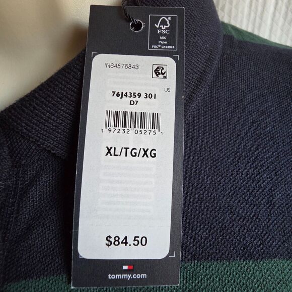 NWT Tommy Hilfiger XL Stripe Rugby Dress Y2K - Picture 6 of 10